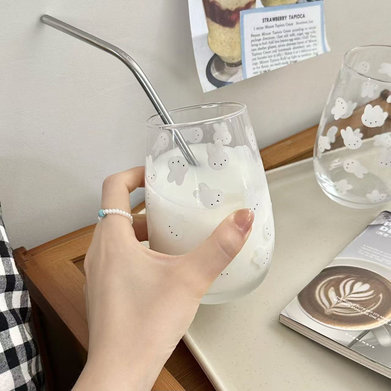 Cute Miffy Rabbit Printed Glas - Coffee Tea & Jane recension och pris