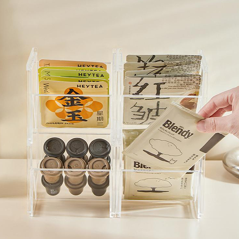 Vertical Tea Box Holder Stacka - Coffee Tea Sugar recension och pris