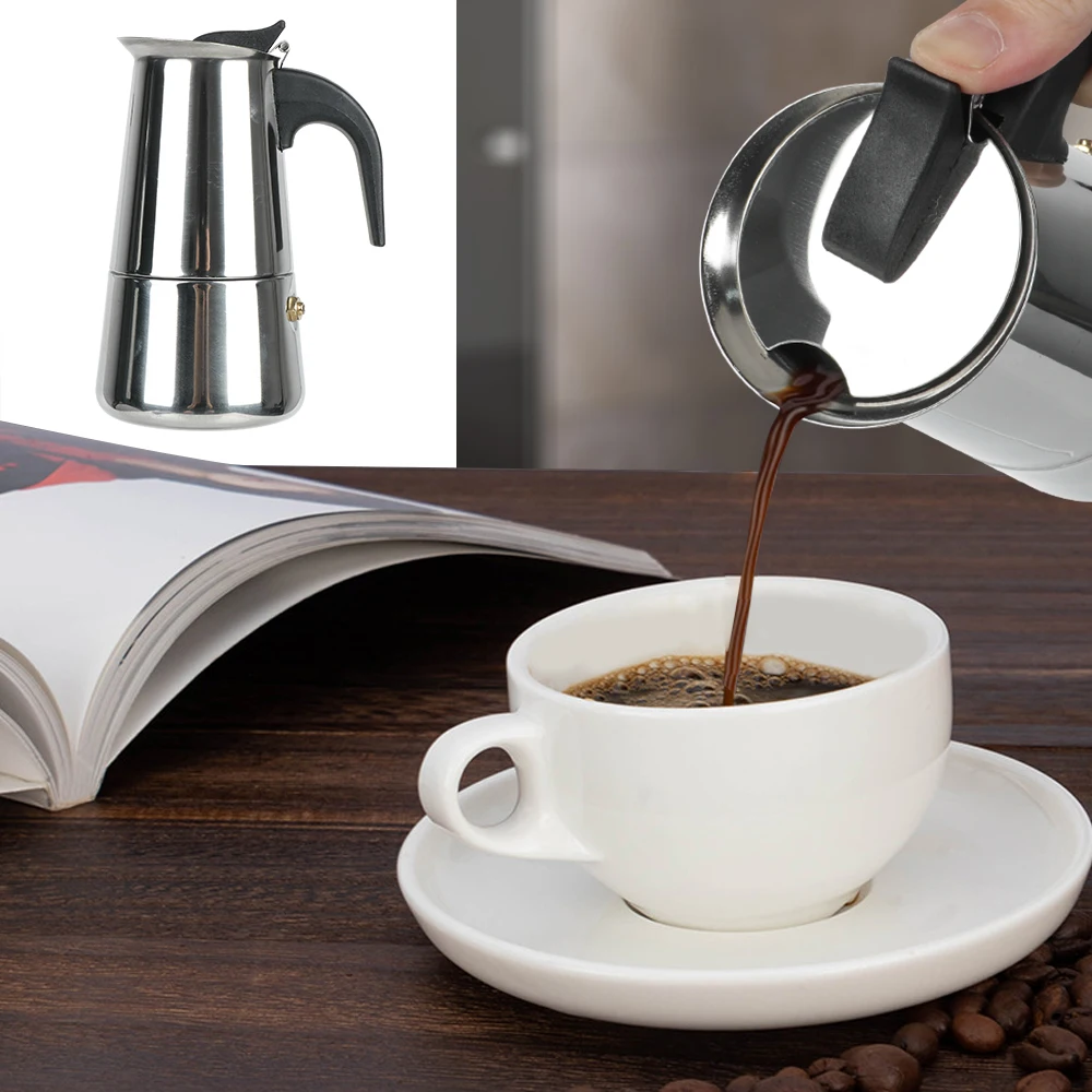 Premium Stainless Steel Moka C - Moka Pot Stove recension och pris