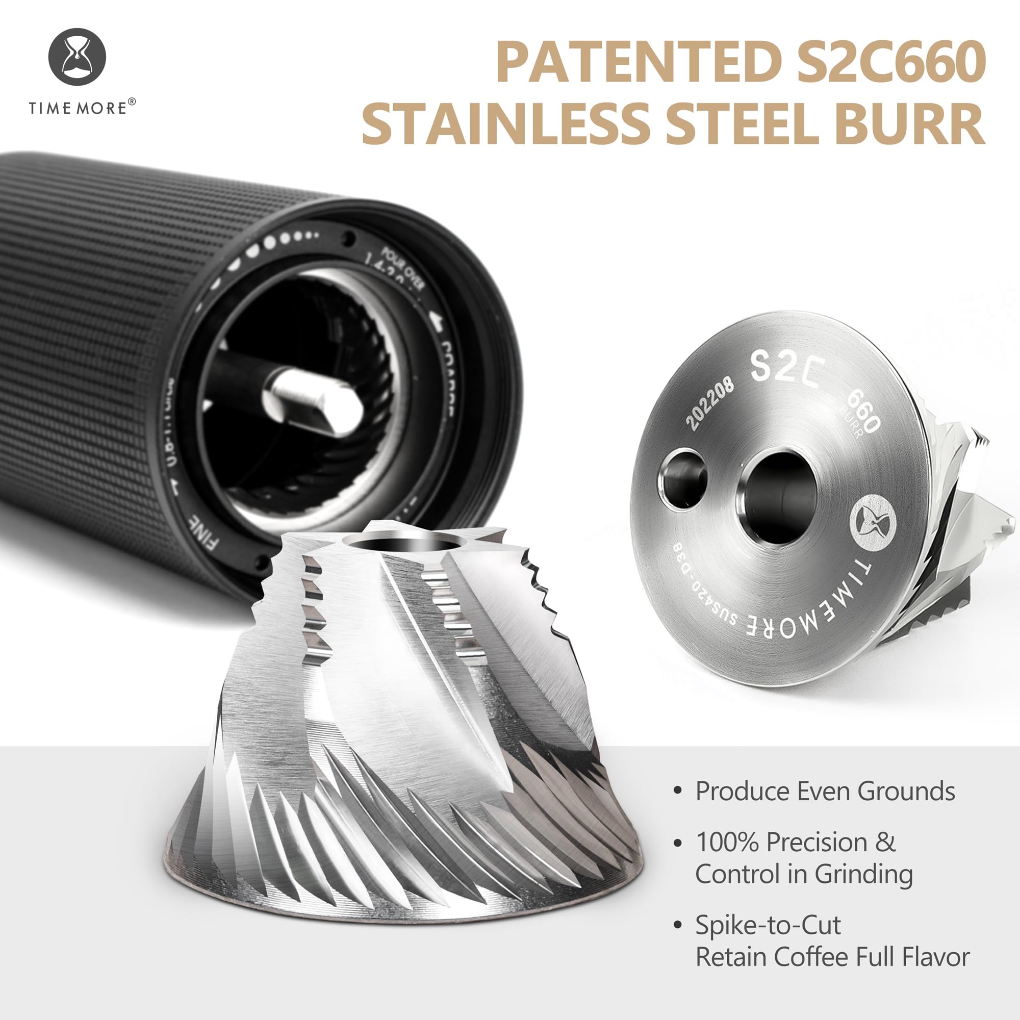 TIMEMORE Chestnut C3S Pro / C3 - Burr Hand Grinder recension och pris