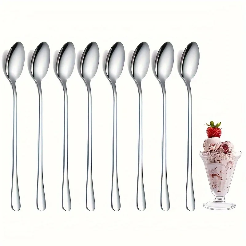 Stainless Steel 1/10pcs Long H - Coffee Tea And Sugar Set recension och pris