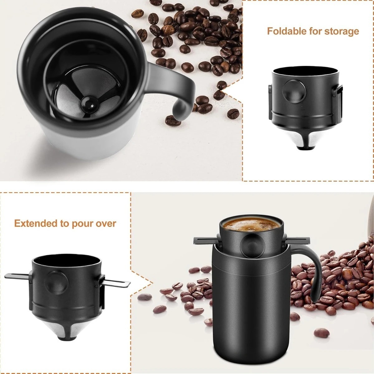 350/550ml Stainless Steel Coff - Xbloom Coffee Tea recension och pris