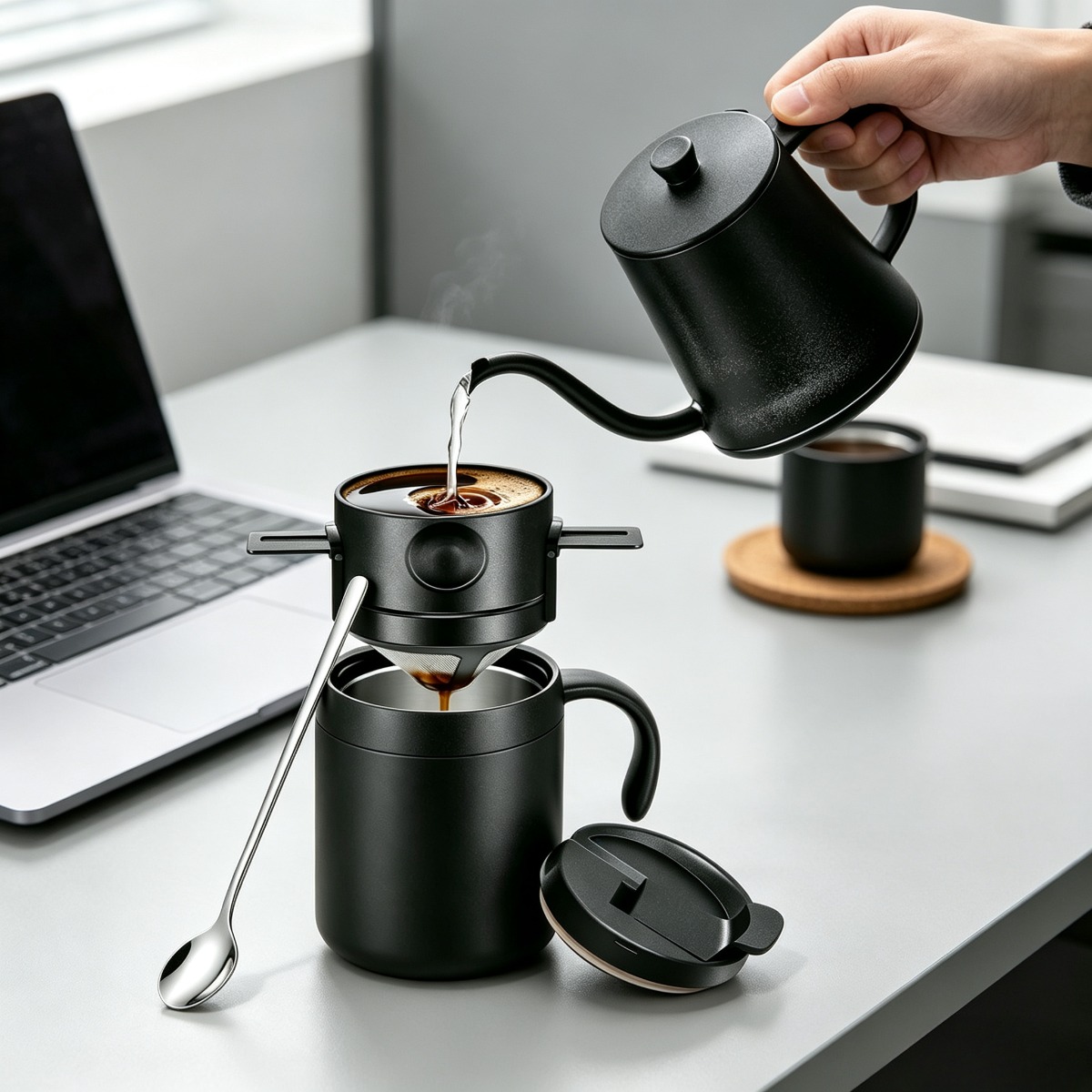 350/550ml Stainless Steel Coff - Xbloom Coffee Tea recension och pris
