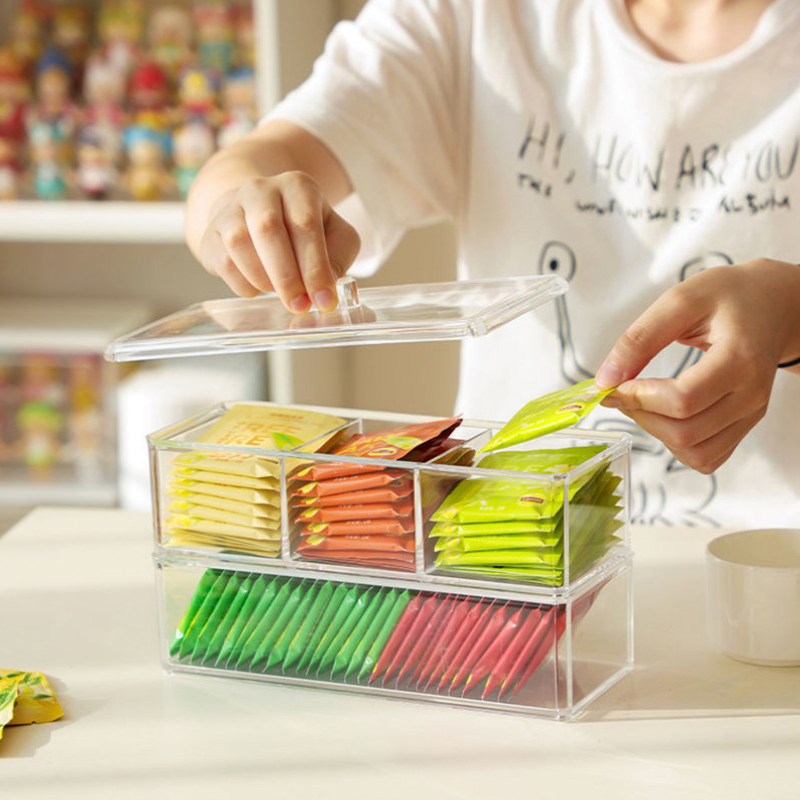 NEW Tea Bag Storage Box Drawer - Coffee Tea Sugar recension och pris