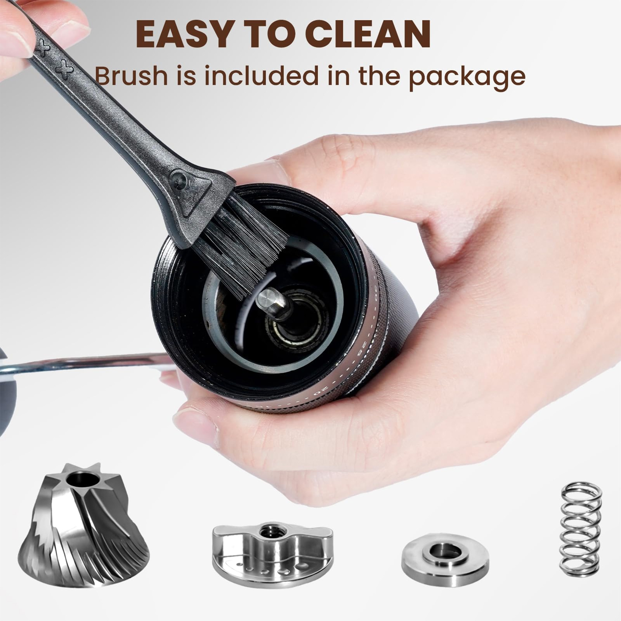 Portable Hand Coffee Bean Grin - Burr Hand Grinder recension och pris