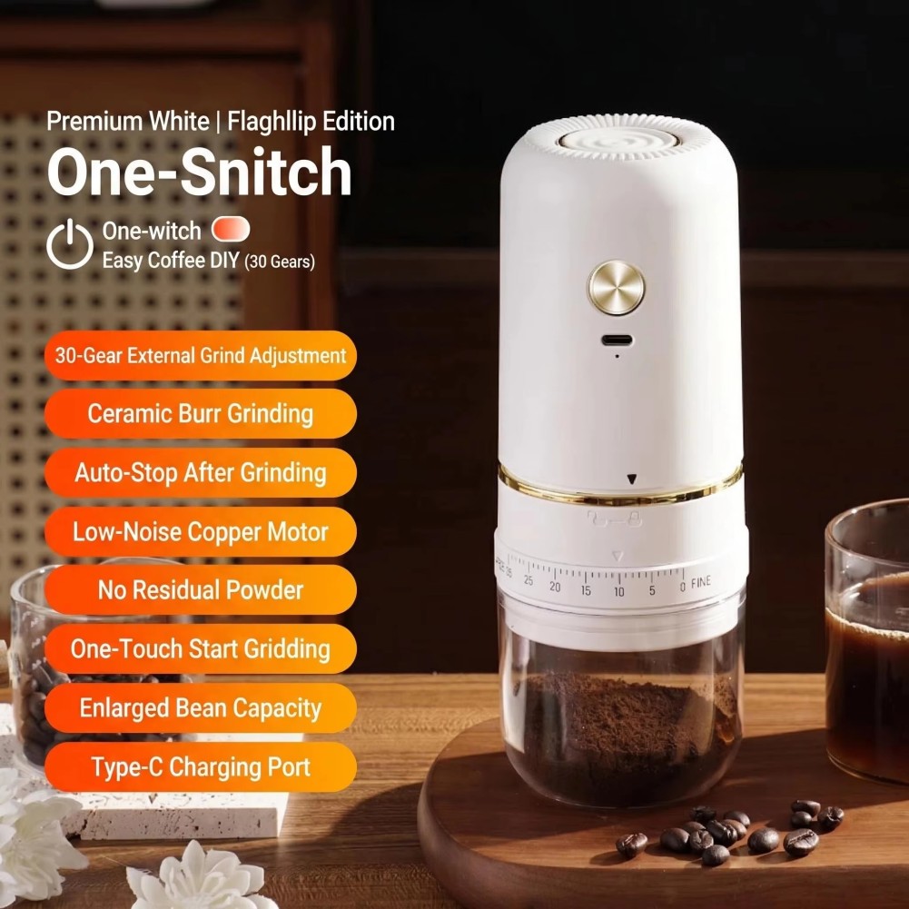 Electric Coffee Bean Grinder C - Burr Hand Grinder recension och pris