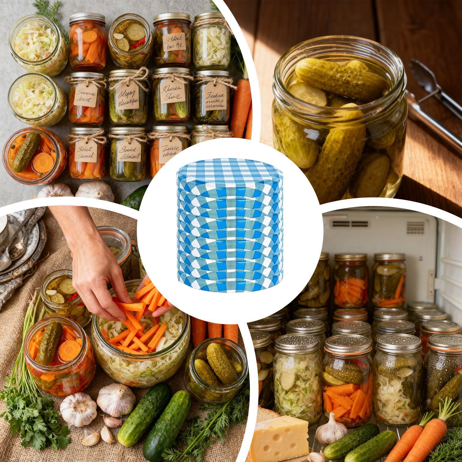 Canning Lids 50 Piece Leak Pro - Coffee Tea & Jane recension och pris