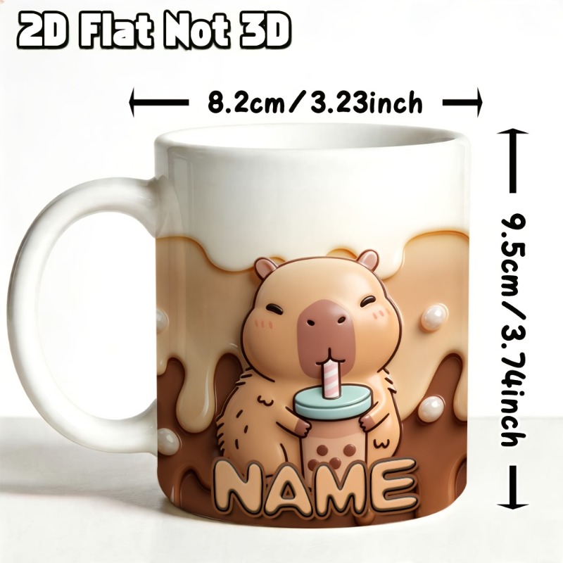 Customized Name Milk Tea Brown - Coffee Tea Name recension och pris